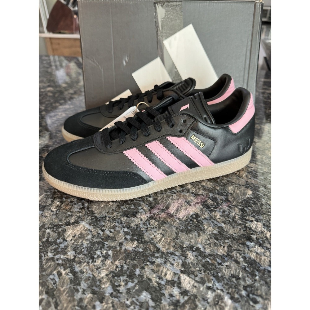 Adidas Originals Samba OG Indoor (Black/Gold Metallic/Gum) Shoes JP7845 Sz 8